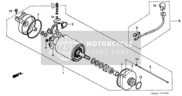 Honda TRX125 1987 Départ Moteur pour un 1987 Honda TRX125