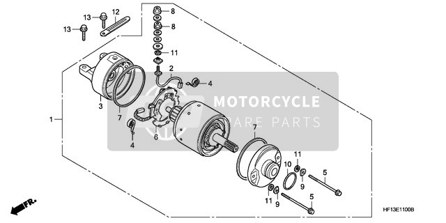 Honda TRX200 1990 Départ Moteur pour un 1990 Honda TRX200