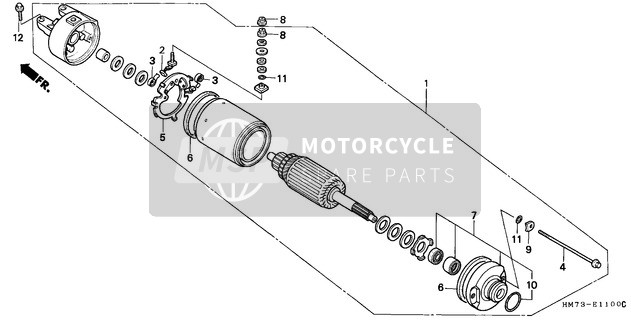 Honda TRX400FW 1996 Départ Moteur pour un 1996 Honda TRX400FW