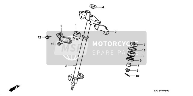 Honda TRX200D 1993 Timone Albero per un 1993 Honda TRX200D