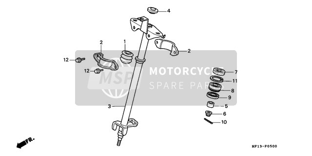 Honda TRX200D 1995 Pilotage Arbre pour un 1995 Honda TRX200D