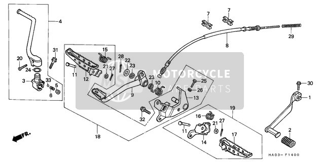 32802MB2000, Clamp, High Tension Cord, Honda, 0