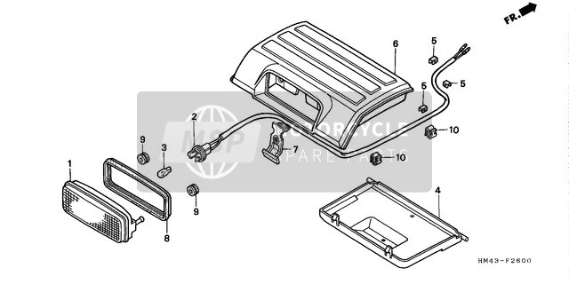 77110HF1880, Box, Owners Manual, Honda, 4