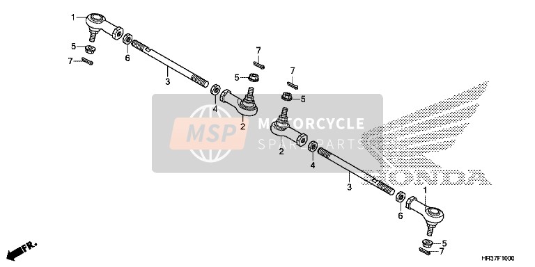 Honda TRX420FE1 2016 Tie Rod for a 2016 Honda TRX420FE1