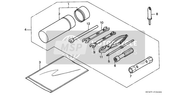 Honda TRX300FW 1992 Outils pour un 1992 Honda TRX300FW