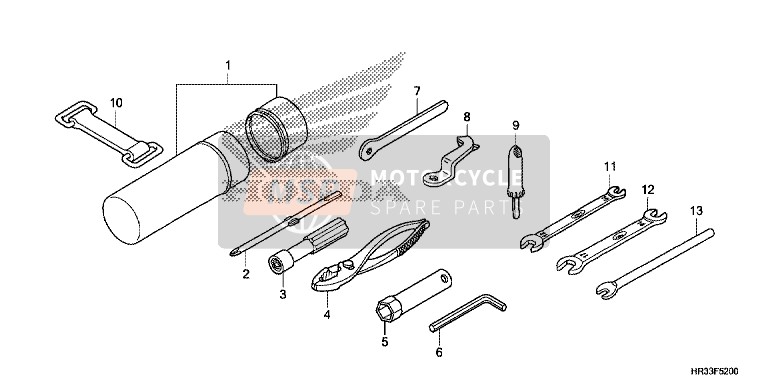 Honda TRX420FA2 2014 Tools for a 2014 Honda TRX420FA2