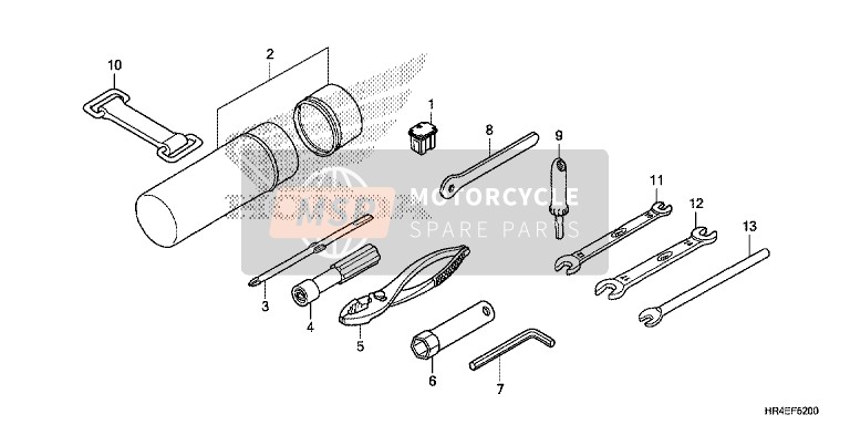 Honda TRX500FE1 2017 Herramientas para un 2017 Honda TRX500FE1