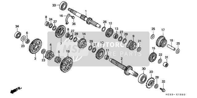 963000601400, Bolt, Flange, 6X14, Honda, 2