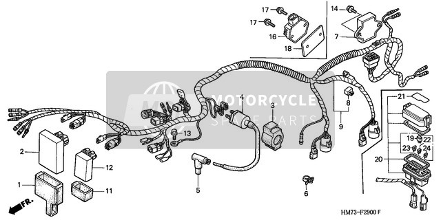 Honda TRX400FW 1997 Cable Aprovechar para un 1997 Honda TRX400FW