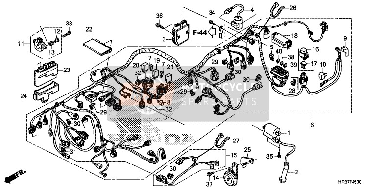 Honda TRX420FA1 2016 Kabelbaum für ein 2016 Honda TRX420FA1