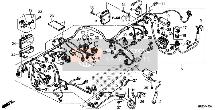 Honda TRX420FA2 2014 Wire Harness for a 2014 Honda TRX420FA2