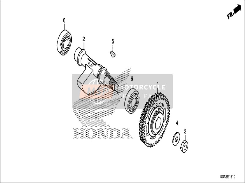 Honda CBF300NA 2019 Albero di bilanciamento per un 2019 Honda CBF300NA