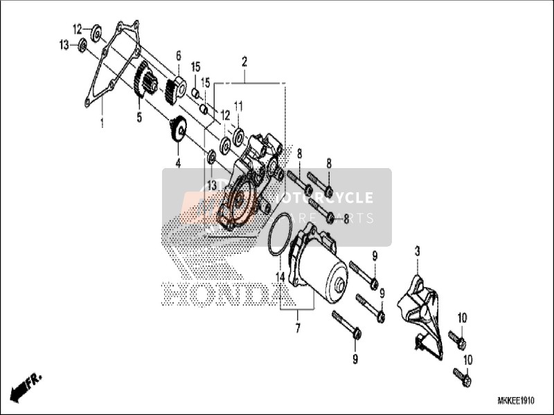 31300MJPG81, Motor Assy., Ratio Control, Honda, 0