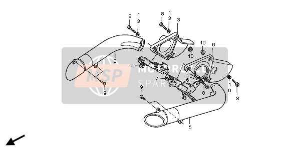 Honda NSR125R 2001 AIR DUCT for a 2001 Honda NSR125R