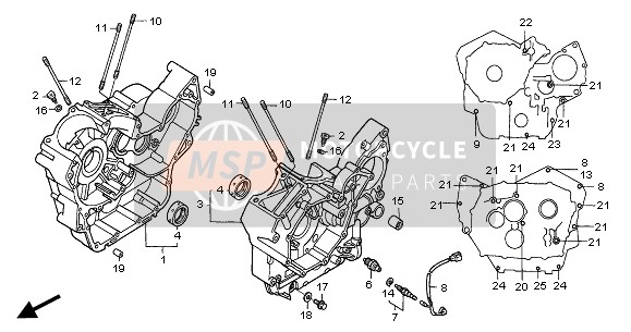 960010605000, Flanschenschraube, 6X50, Honda, 0