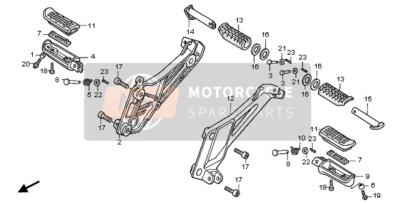 92501080200A, Bolt, Cap, 8X20, Honda, 3