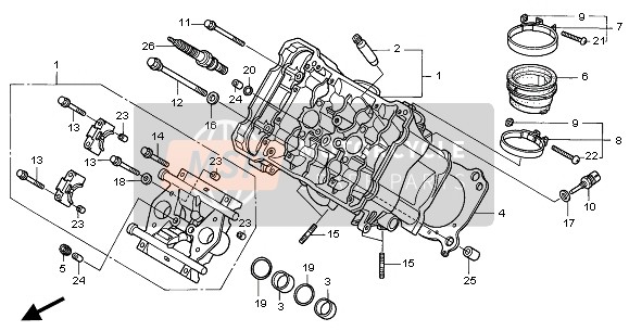 90019MA6000, Flanschenschraube, 6X39.5, Honda, 1