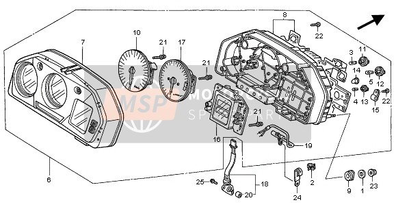 37230MBG601, Lcd Assy., Honda, 0