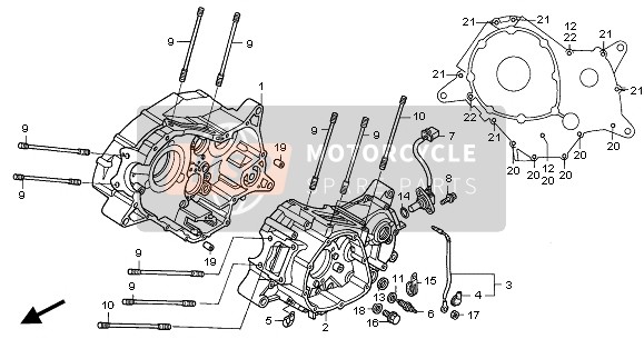 32550413000, Cover, Neutral Switch, Honda, 1