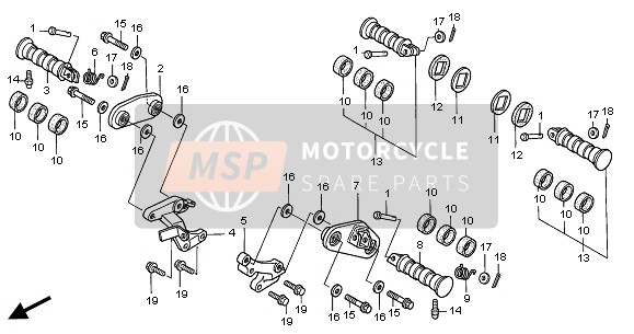 50661MBA010, Gummi, Hauptfussraste, Honda, 1