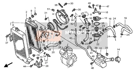 19103MBA000, Cap, Thermostat, Honda, 2