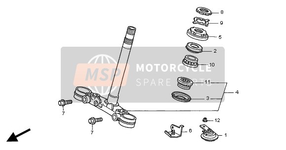 9405008070, Nut, Flange, 8mm, Honda, 2