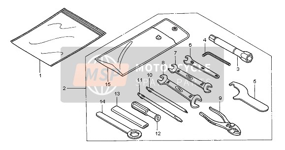 Honda CB500S 2002 Outils pour un 2002 Honda CB500S