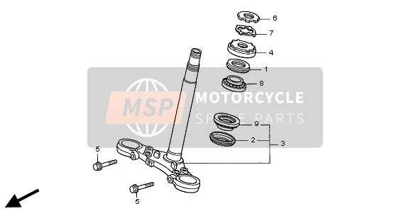 90506MBL610, Unterlegscheibe, Honda, 3