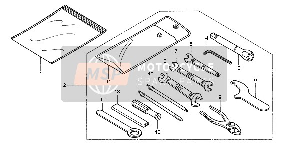 Honda CB500 1995 Outils pour un 1995 Honda CB500