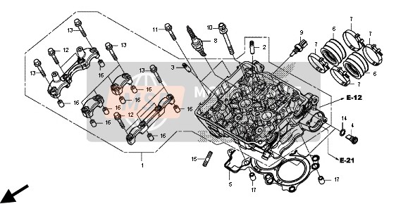 90017KYJ900, Bolt, Flange, 6X32, Honda, 0