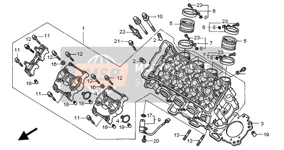 12395MCJ000, Pakking, Pluggat, Honda, 3