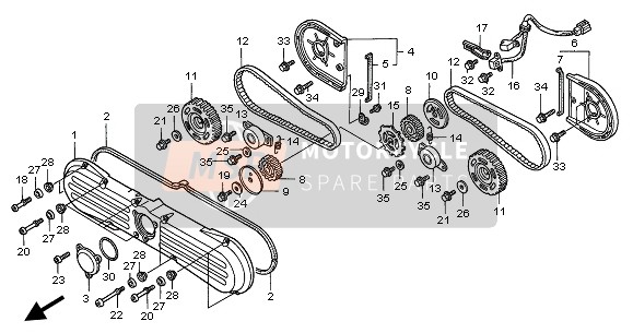 30305MN5000, Clamper, Pulser Cord, Honda, 0