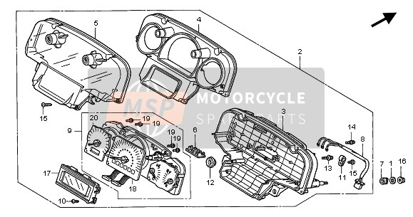 9390324420, Screw, Tapping, 4X16, Honda, 4