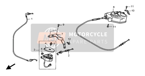 Honda GL1800A 2002 Crociera automatica per un 2002 Honda GL1800A