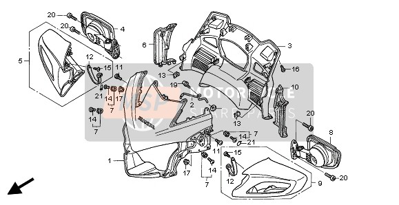 9390324380, Schneidschraube, 4X12, Honda, 3