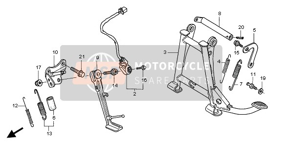 Honda ST1300 2002 Supporter pour un 2002 Honda ST1300