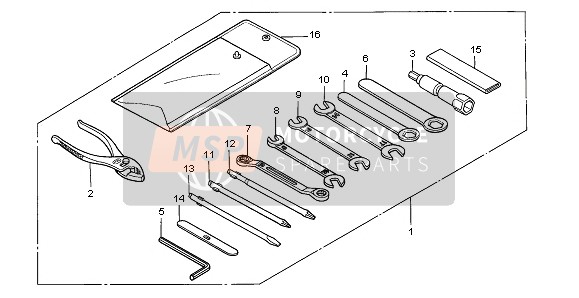 Honda XL650V 2002 Outils pour un 2002 Honda XL650V