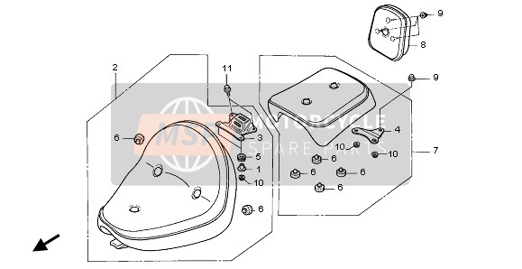 77300MM8880, Sitz Kompl., H., Honda, 0