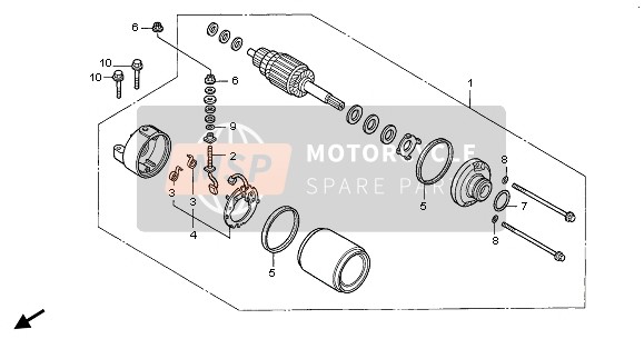 Honda CBR900RR 2003 Comenzando Motor para un 2003 Honda CBR900RR