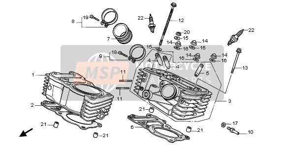 12251MS6651, Gasket, Cylinder Head, Honda, 1