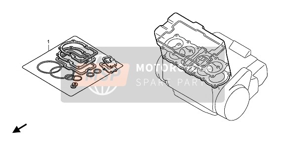 Honda CBR1100XX 2003 EOP-1 Gasket Kit A for a 2003 Honda CBR1100XX