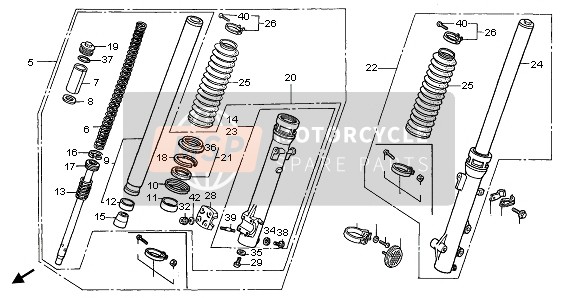 51415MG2701, Bush, Slider, Honda, 3