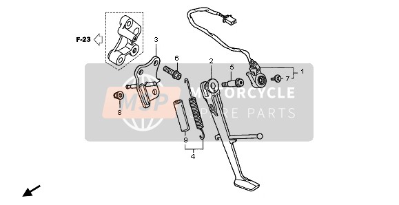 Honda VTR1000F 2003 Supporter pour un 2003 Honda VTR1000F