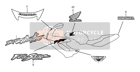 77222MBBD60ZA, Mark B, Rr. Seat Cowl *TYPE4 * (TYPE4 ), Honda, 0