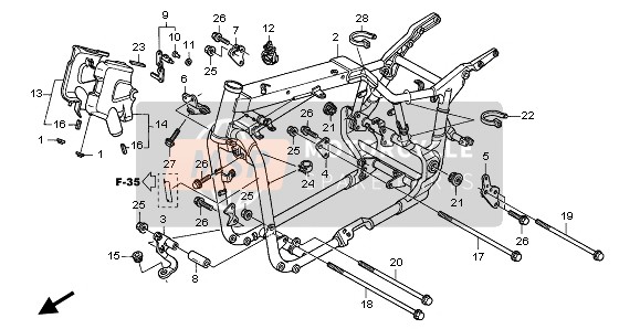 90020MEA670, Bolt, Flange, 10X175, Honda, 0