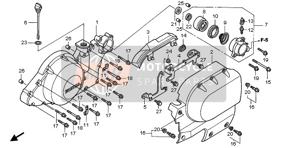 LEFT CRANKCASE COVER