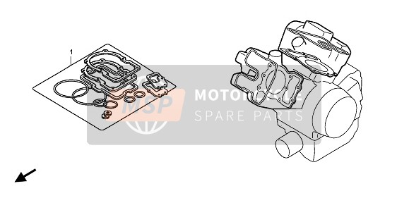 Honda XL125V 80KMH 2003 EOP-1 DICHTUNGSSATZ A für ein 2003 Honda XL125V 80KMH