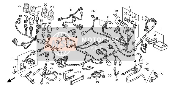 90650MBT611, Band, Wire, Honda, 2