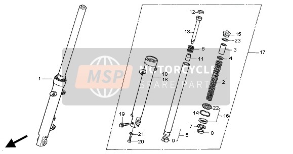 51530KPF901, Case Set, L. Bottom, Honda, 0