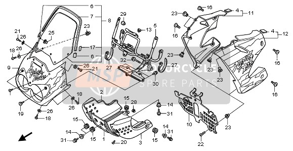 964000803807, Bout, Honda, 2